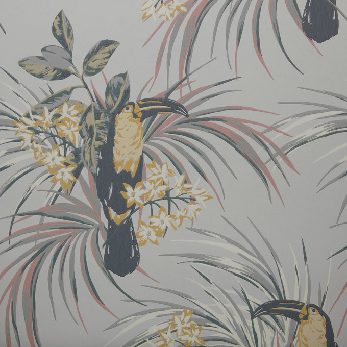 Обои 1838 Wallcoverings Elodie Le Toucan Soft Grey 1907-135-06